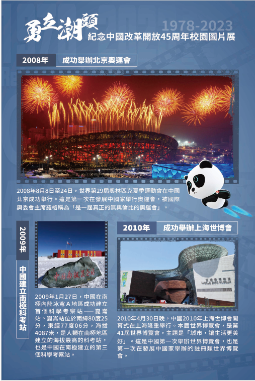 A poster with pictures of fireworks

Description automatically generated